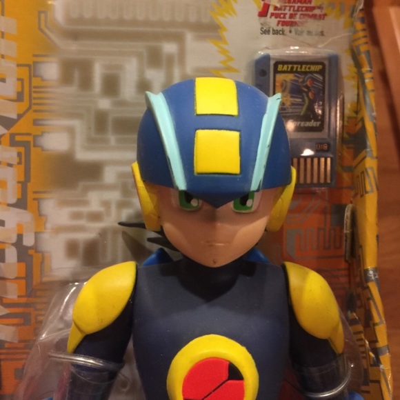 Megaman NT Warrior Action Figure Battle Chip